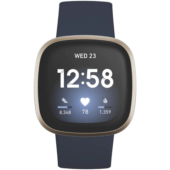 Fitbit Versa 3 (Midnight/Soft Gold) FB511GLNV