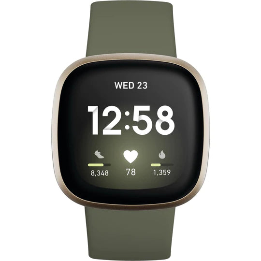 Fitbit Versa 3 (Olive/Soft Gold) FB511GLOL