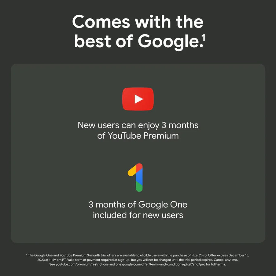 Google Pixel 7 Pro 5G 128GB (Obsidian) (GA03453-US)