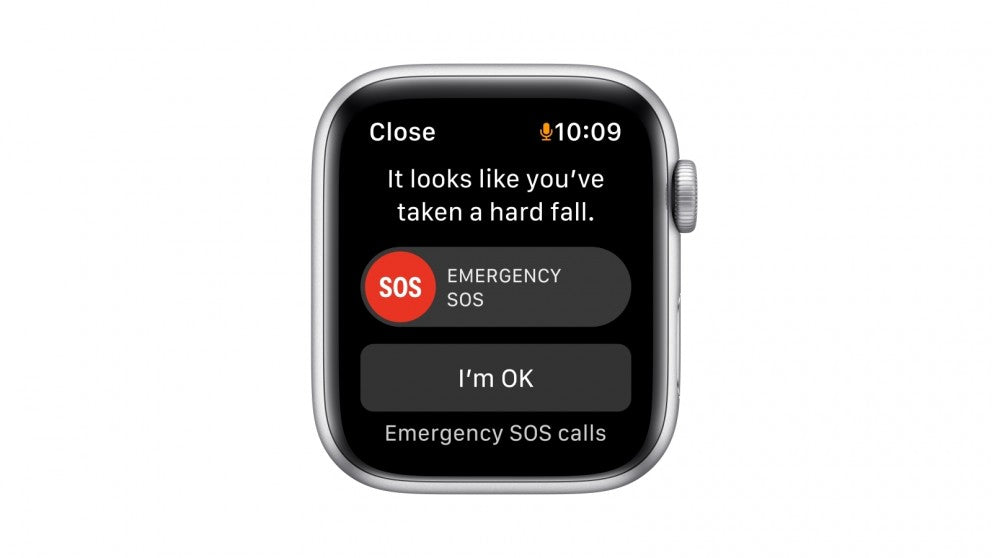 Apple Watch Nike SE 44mm Silver Aluminium Case with Pure Platinum/Black Nike Sport Band - GPS (MKQ73XA)