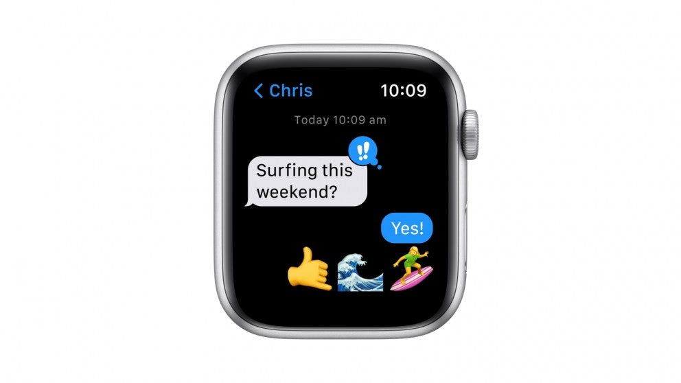 Apple Watch Nike SE 44mm Silver Aluminium Case with Pure Platinum/Black Nike Sport Band - GPS (MKQ73XA)