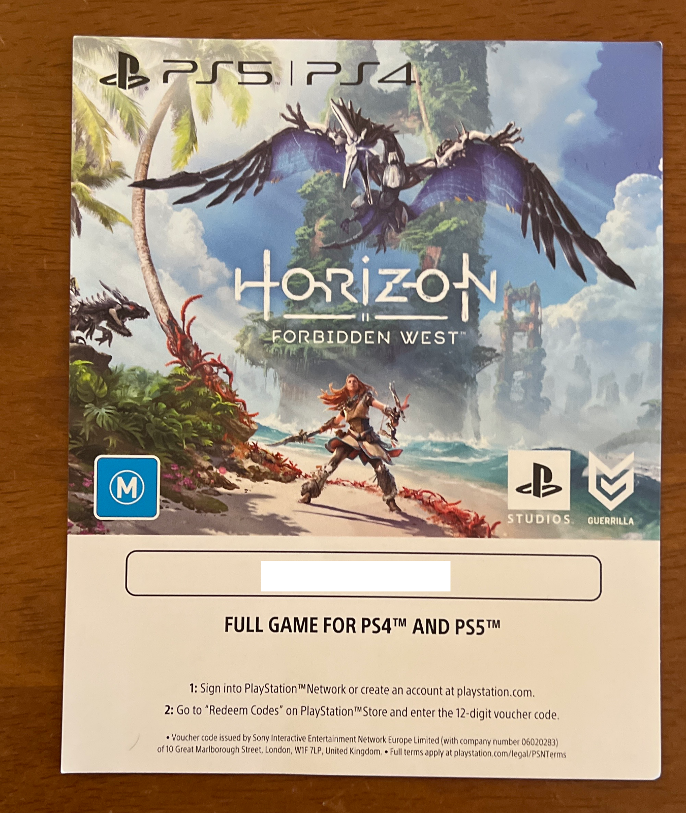 Horizon Forbidden West - PS4 / PS5 (Digital Code)