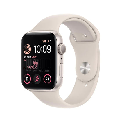 Apple Watch SE 44mm Starlight Aluminium Case GPS  [2022] (MNJX3ZP/A)