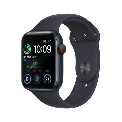 Apple Watch SE 44mm Midnight Aluminium Case GPS + Cellular [2022] (MNPY3ZP/A)