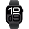 Apple Watch Series 10 46mm Jet Black Aluminium Case GPS + Cellular Sport Band (M/L)[Black] MWY43ZP/A