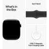 Apple Watch Series 10 46mm Jet Black Aluminium Case GPS + Cellular Sport Band (M/L)[Black] MWY43ZP/A