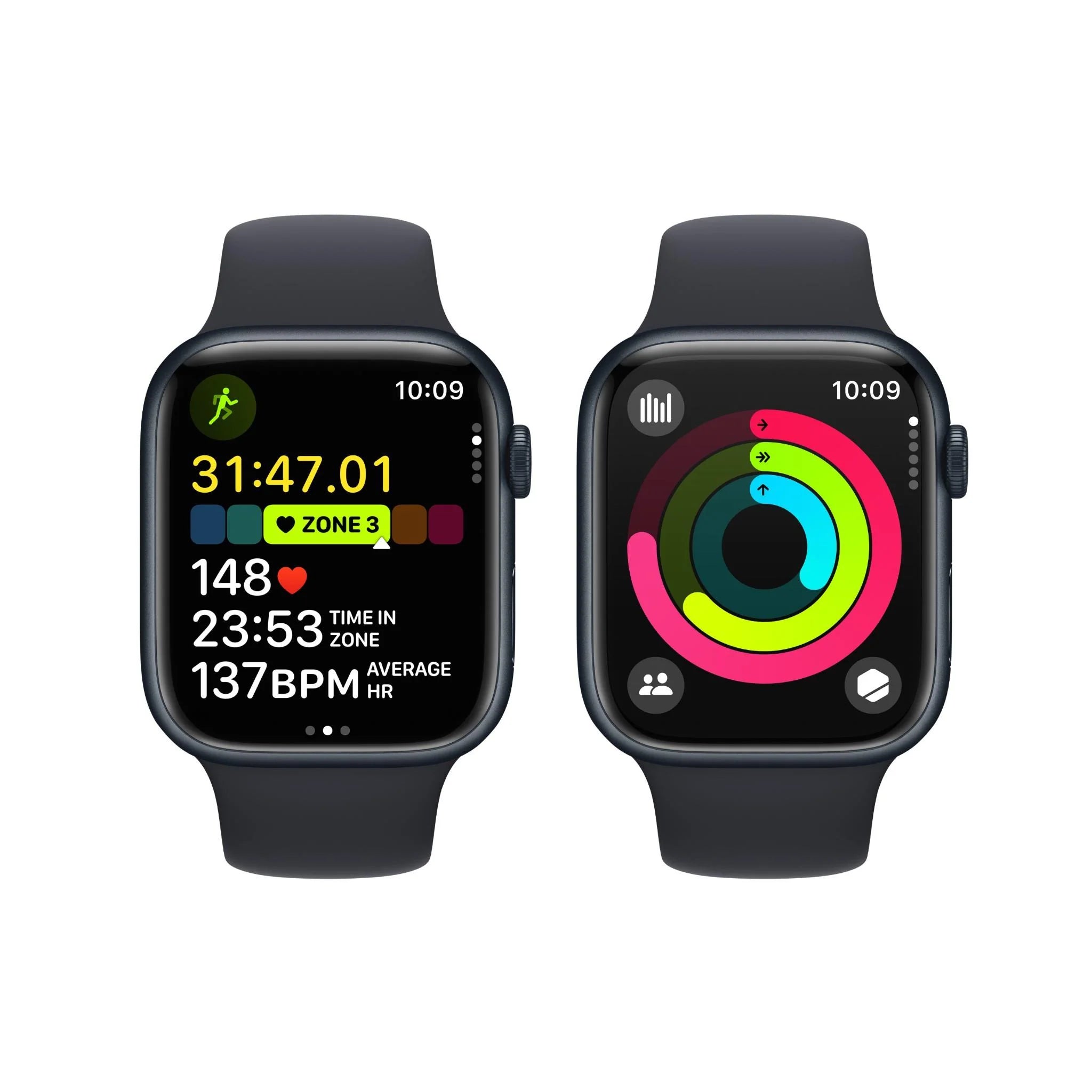 Apple Watch Series 9 45mm Midnight Aluminium Case GPS Cellular S M 3 Brothers Mobiles