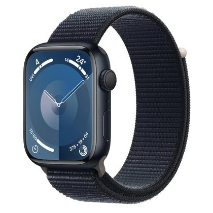 Apple Watch Series 9 GPS 45mm Midnight Al with Midnight SB S/L  (MR9C3ZP/A)