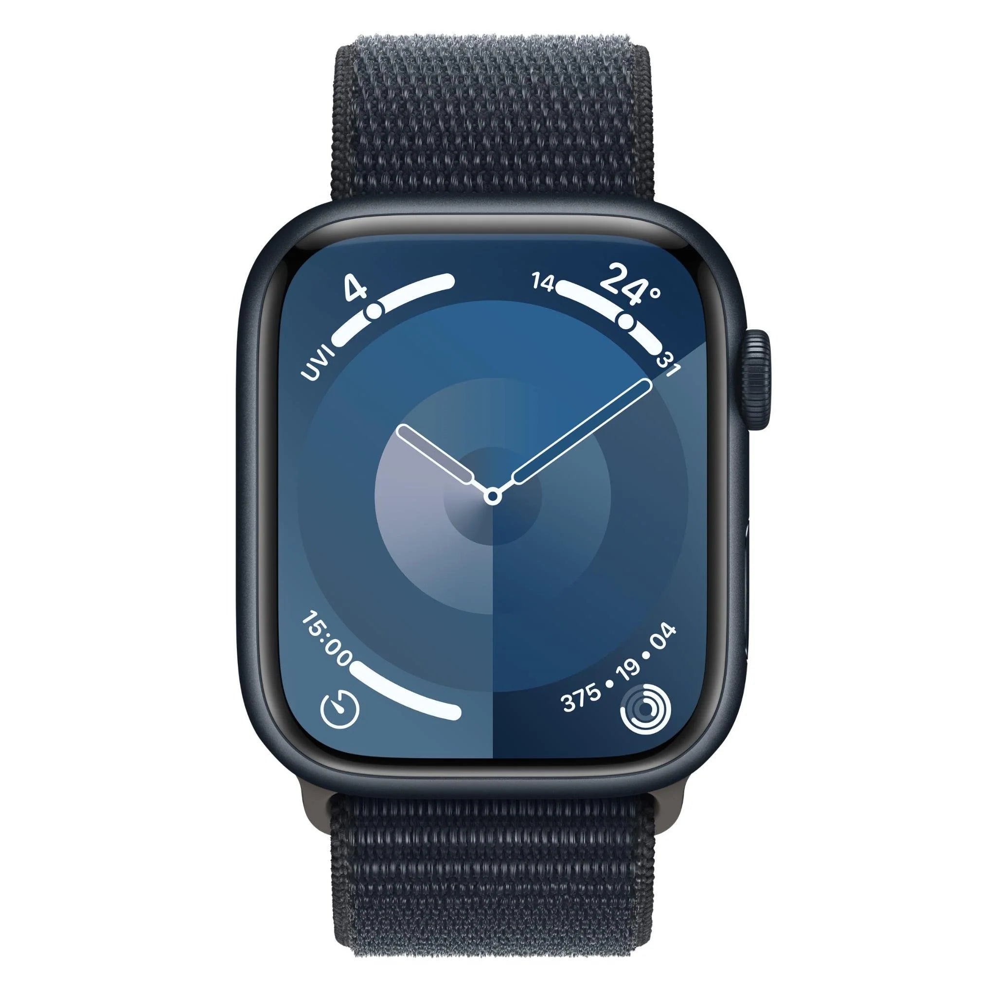 Apple Watch Series 9 GPS 45mm Midnight Al with Midnight SB S/L  (MR9C3ZP/A)