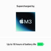Apple MacBook Air 13-inch with M3 Chip, 8-core GPU, 256GB/8GB (Midnight) (MRXV3X/A)