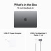 Apple MacBook Air 13-inch with M3 Chip, 8-core GPU, 256GB/8GB (Space Grey) (MRXN3X/A)