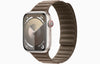 Apple Watch Series 9 GPS + Cellular, 45-mm Starlight Aluminium Case with Taupe Magnetic Link — M/L (MRQG3ZP/A)