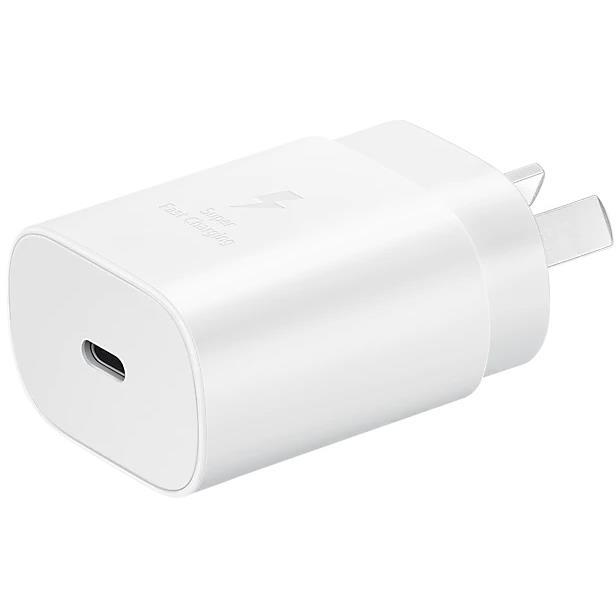 Samsung 25W USB-C wall Charger (White) Model: EP-TA800NWEGAU