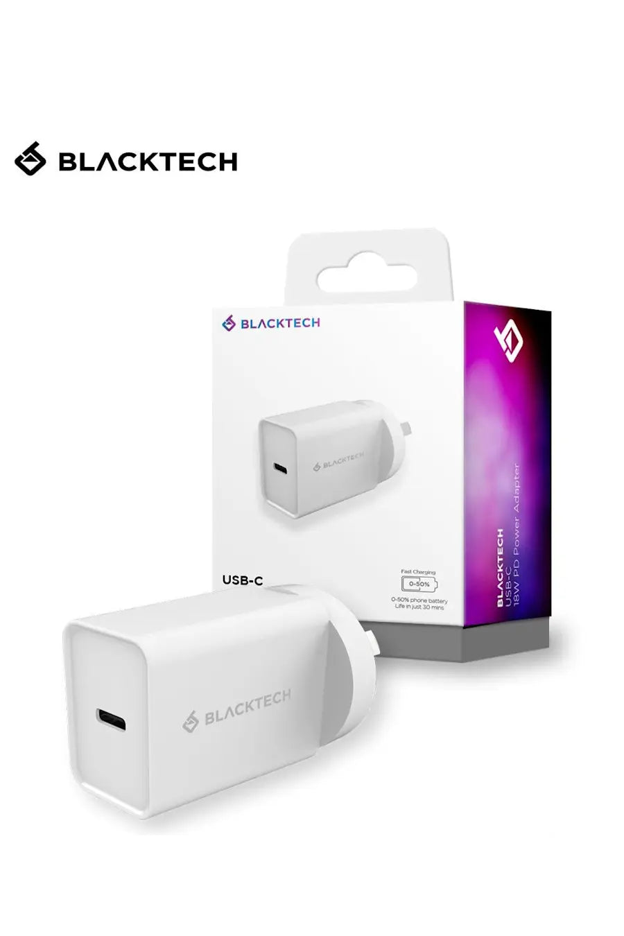 Blacktech USB-C 20W PD Power Wall Adapter Charger
