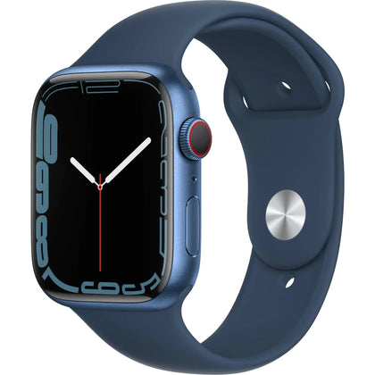 Apple Watch Series 7 45mm Blue Aluminium Case GPS + Cellular MKJT3X/A