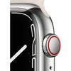 Apple Watch Series 7 45mm Silver Stainless Steel Case with Sport Band GPS + Cellular (MKJV3X/A)