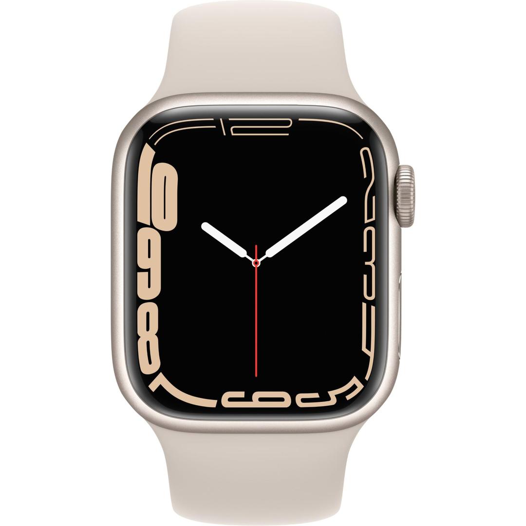 Apple Watch Series 7 41mm Starlight Aluminium Case GPS Model: MKMY3X/A