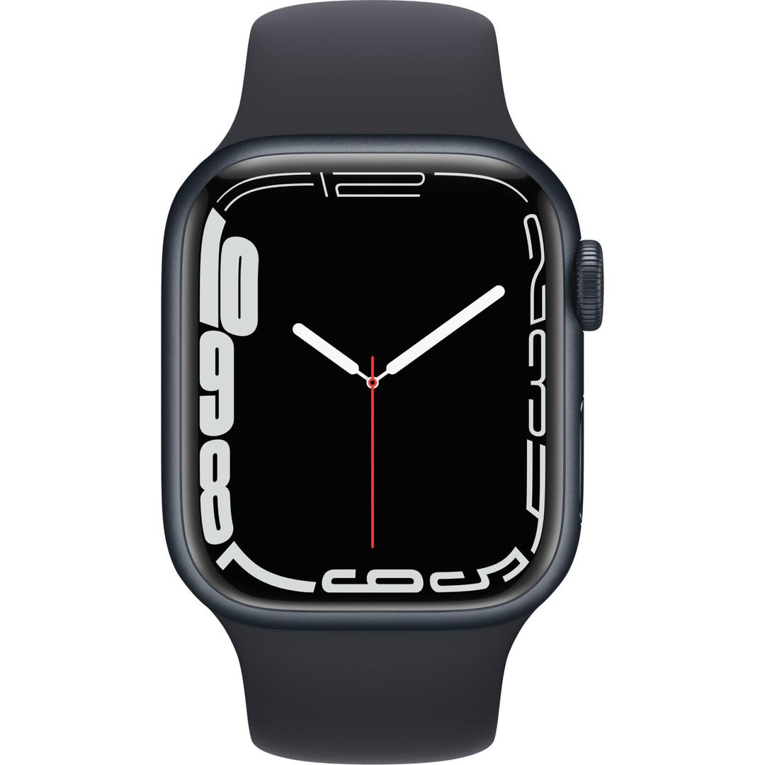 Apple Watch Series 7 41mm Midnight Aluminium Case GPS + Cellular-MKHQ3X/A