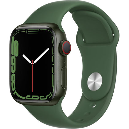 Apple Watch Series 7 41mm Green Aluminium Case GPS + Cellular-MKHT3X/A