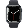 Apple Watch Series 7 45mm Midnight Aluminium Case GPS Model: MKN53X/A (OPEN BOX)