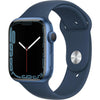 Apple Watch Series 7 45mm Blue Aluminium Case GPS Model: MKN83X/A