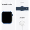 Apple Watch Series 7 45mm Blue Aluminium Case GPS Model: MKN83X/A