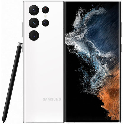 Samsung Galaxy S22 Ultra 5G 128GB (Phantom White) (SM-S908EZWAATS)