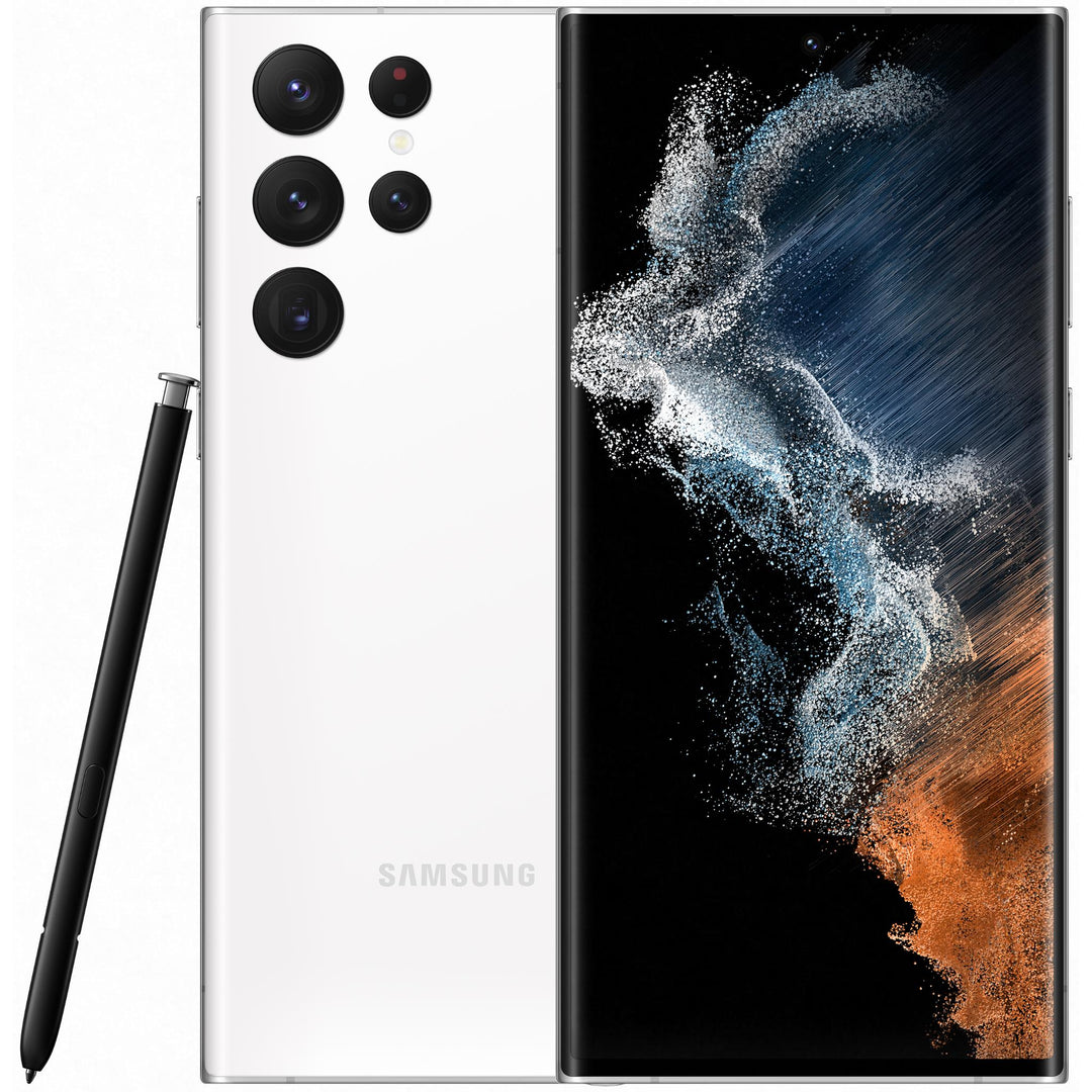 Samsung Galaxy S22 Ultra 5G 512GB (White) (SM-S908EZWFATS)
