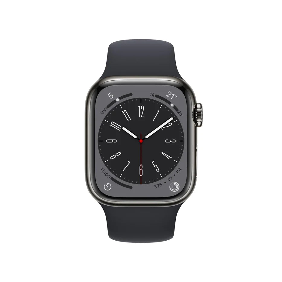 Apple Watch Series 8 41mm Graphite Stainless Steel Case GPS + Cellular (MNJJ3ZP/A)