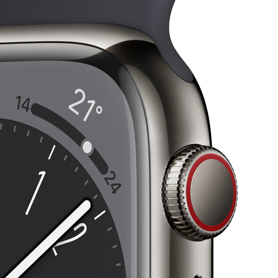 Apple Watch Series 8 41mm Graphite Stainless Steel Case GPS + Cellular (MNJJ3ZP/A)