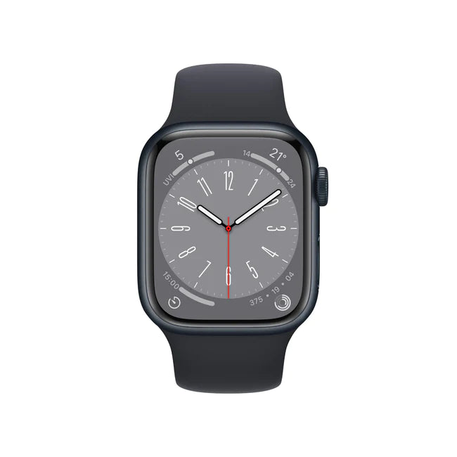 Apple Watch Series 8 41mm Midnight Aluminium Case GPS (MNP53ZP/A)