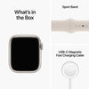Apple Watch Series 8 41mm Starlight Aluminium Case GPS + Cellular ( MNHY3ZP/A)