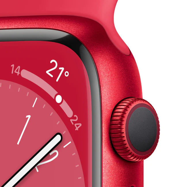 Apple Watch Series 8 41mm Red Aluminium Case GPS (MNP73ZP/A)