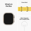 Apple Watch Ultra 49mm Titanium Case GPS + Cellular Ocean Band (Yellow) (MNHG3ZP/A)