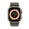 Apple Watch Ultra 49mm Titanium Case GPS + Cellular Ocean Band (Green) (Small) (MNHJ3ZP/A)