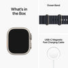 Apple Watch Ultra 49mm Titanium Case GPS + Cellular Ocean Band (Midnight) (MQFK3ZP/A)