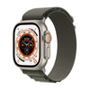Apple Watch Ultra 49mm Titanium Case GPS + Cellular Ocean Band (Green) (Large) (MQFP3ZP/A)