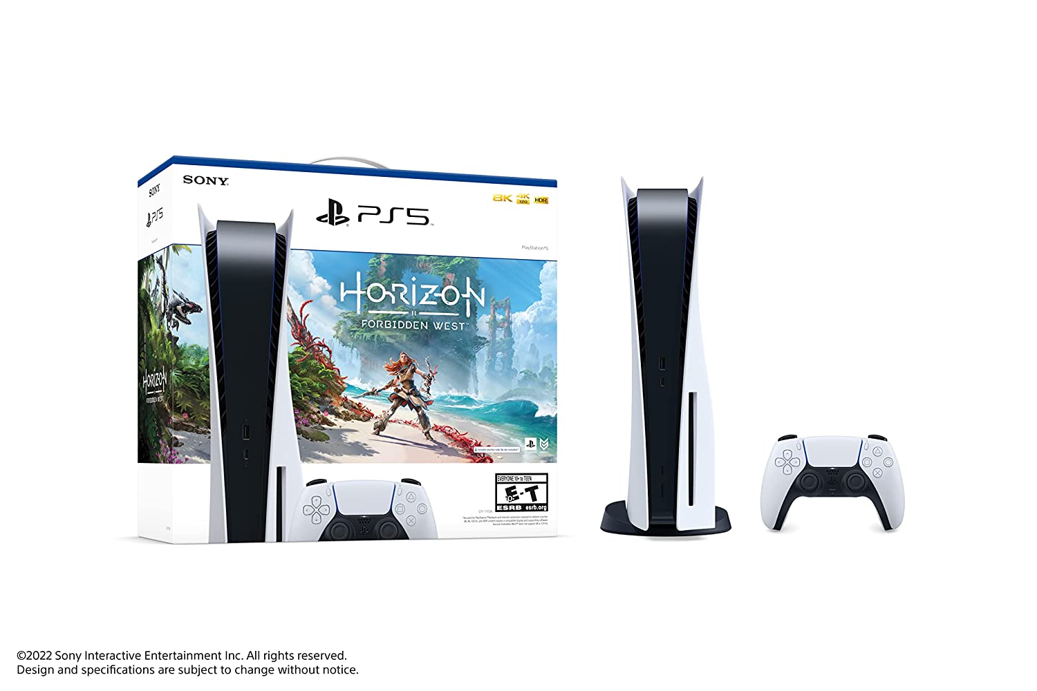 Sony PS5 Disc Edition Console- Horizon Forbidden West Bundle (CFI-1202A01)