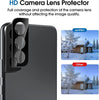 amFilm OneTouch Galaxy S22 Plus Glass Screen Protector & Camera Protector (6.6” 2022) (2-Pack Each) (AM-S22P-CLR-CMA)