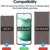 amFilm OneTouch Galaxy S22 Plus Glass Screen Protector & Camera Protector (6.6” 2022) (2-Pack Each) (AM-S22P-CLR-CMA)