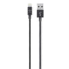 Belkin MIXITUP Metallic Lightning to USB Cable (Black) (F8J144BT04-BLK)