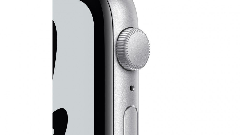 Apple Watch Nike SE 44mm Silver Aluminium Case with Pure Platinum/Black Nike Sport Band - GPS (MKQ73XA)