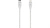 Belkin BOOST↑CHARGE™ USB-C™ Cable with Lightning Connector + Strap (made with DuraTek™) – White, 1.2m (‎F8J243BT04-WHT)